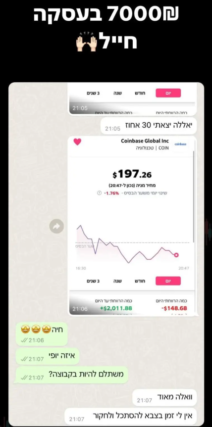 חייל · 7,000₪ בעסקה בודדת